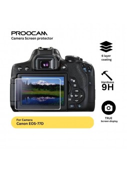 PROOCAM SPC-77D GLASS SCREEN PROTECTOR FOR CANON 77D